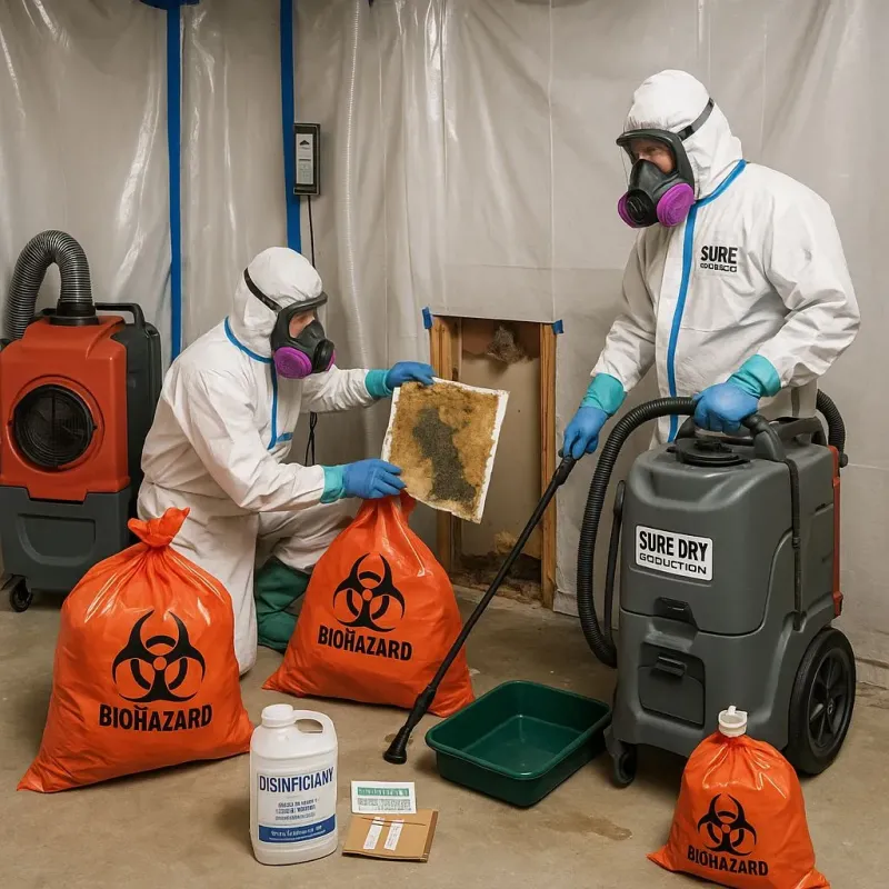 Contaminated Water Handling Protocols process in Mandan, ND