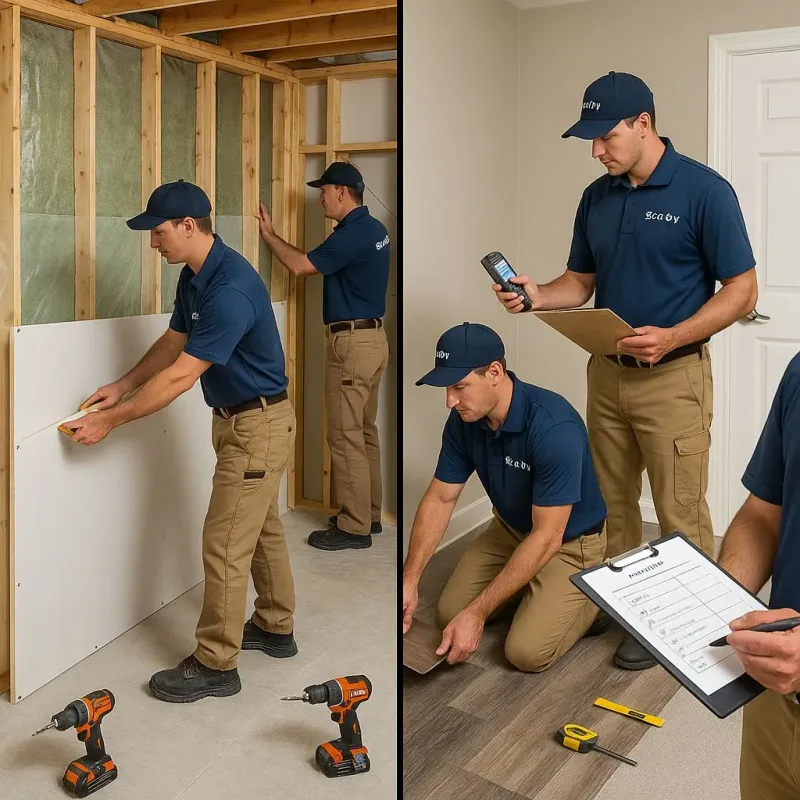 Repairs and Reconstruction process in Mandan, ND
